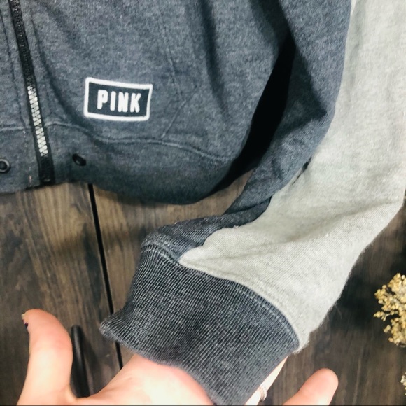 ^💙2/$40💙PINK Victoria Secret Zip Up Sweater Small - Picture 4 of 15